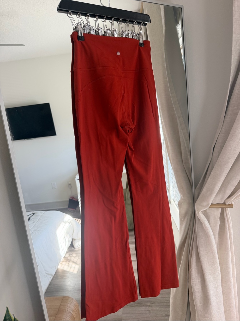 lululemon High-Rise Flared Leggings - Red